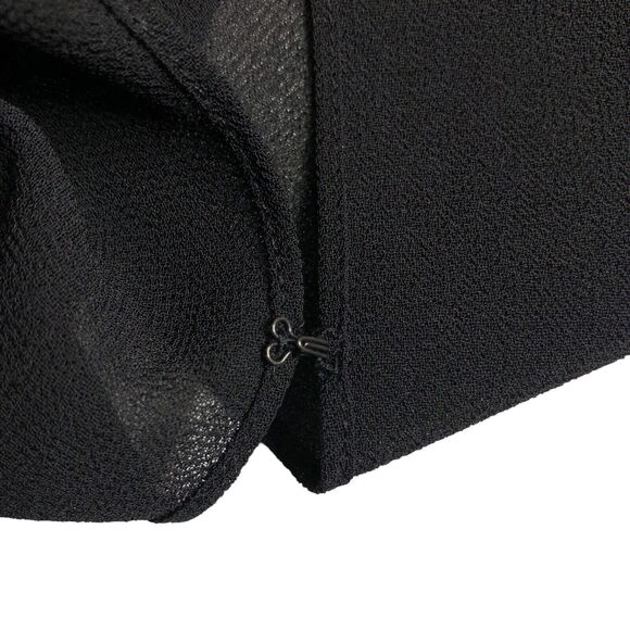 Adrianna Papell Evening Essentials Cardigan Womens Large Black Sheer Beaded Top - Picture 8 of 16